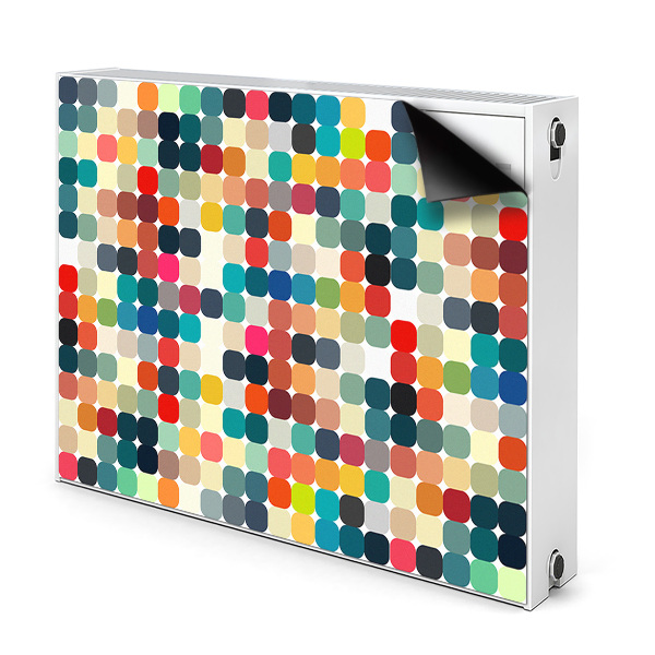 Magnetic radiator mat Geometric pattern