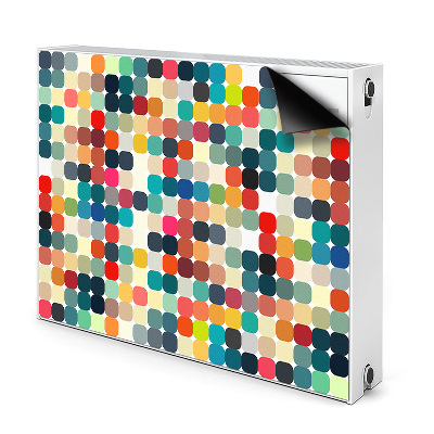 Magnetic radiator mat Geometric pattern