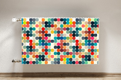 Magnetic radiator mat Geometric pattern