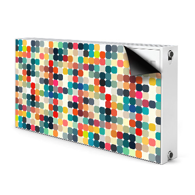 Magnetic radiator mat Geometric pattern