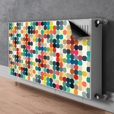 Magnetic radiator mat Geometric pattern