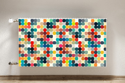 Magnetic radiator mat Geometric pattern