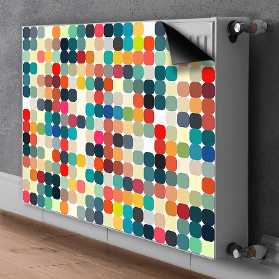 Magnetic radiator mat Geometric pattern