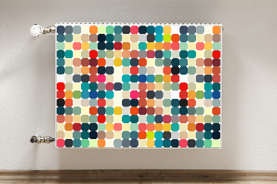 Magnetic radiator mat Geometric pattern