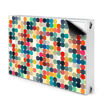 Magnetic radiator mat Geometric pattern