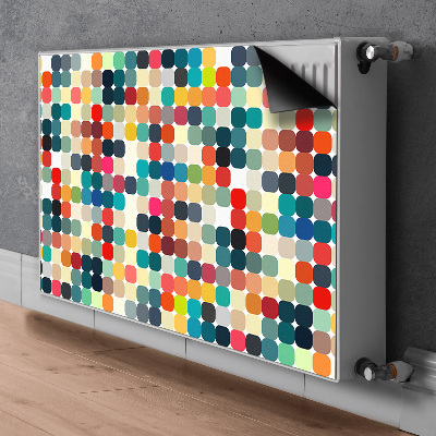 Magnetic radiator mat Geometric pattern