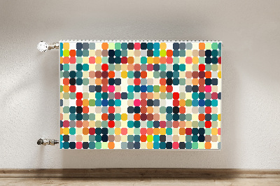 Magnetic radiator mat Geometric pattern