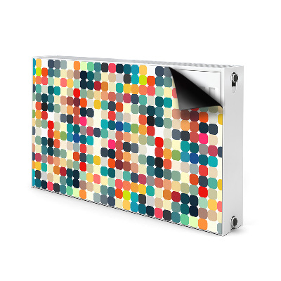 Magnetic radiator mat Geometric pattern