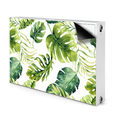 Magnetic radiator mat Exotic leaves