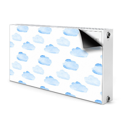 Radiator cover Clouds