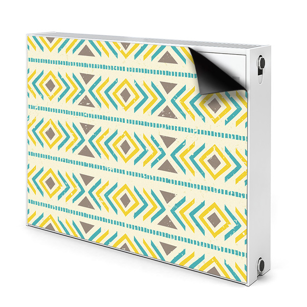 Magnetic radiator mat Geometric pattern