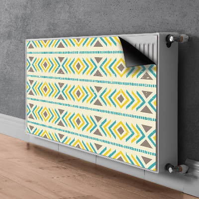 Magnetic radiator mat Geometric pattern