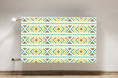 Magnetic radiator mat Geometric pattern