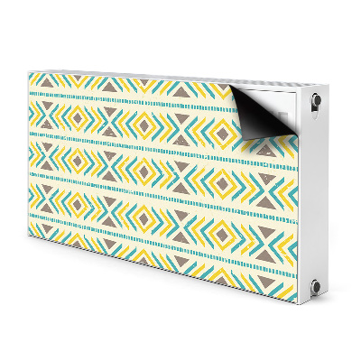 Magnetic radiator mat Geometric pattern