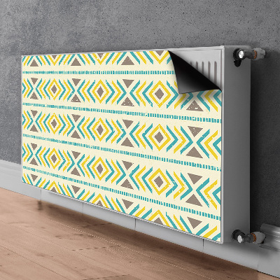 Magnetic radiator mat Geometric pattern