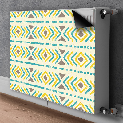 Magnetic radiator mat Geometric pattern