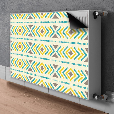 Magnetic radiator mat Geometric pattern