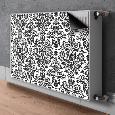 Printed radiator mat Floral pattern