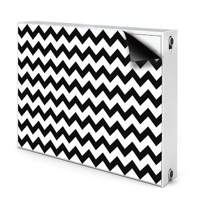 Magnetic radiator mat Zigzags