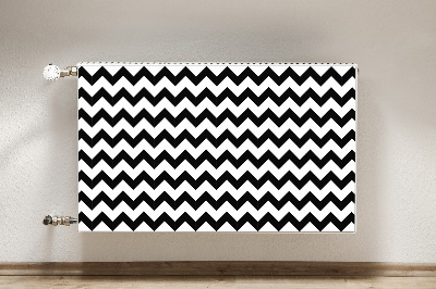 Magnetic radiator mat Zigzags