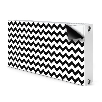 Magnetic radiator mat Zigzags