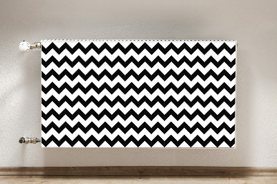 Magnetic radiator mat Zigzags