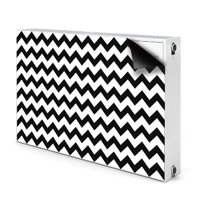 Magnetic radiator mat Zigzags