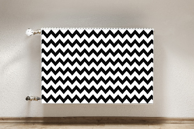 Magnetic radiator mat Zigzags