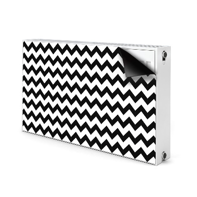 Magnetic radiator mat Zigzags