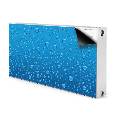 Decorative radiator cover Drops of water