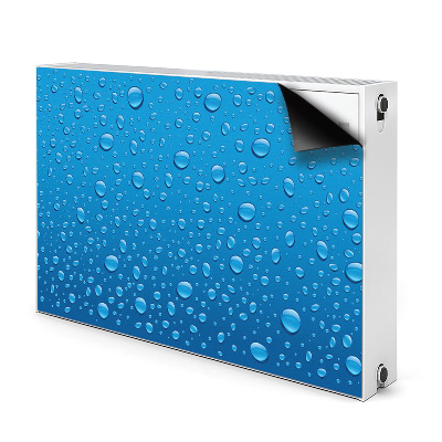 Decorative radiator cover Drops of water