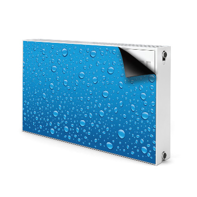 Decorative radiator cover Drops of water