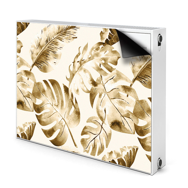 Magnetic radiator cover Palm leaves