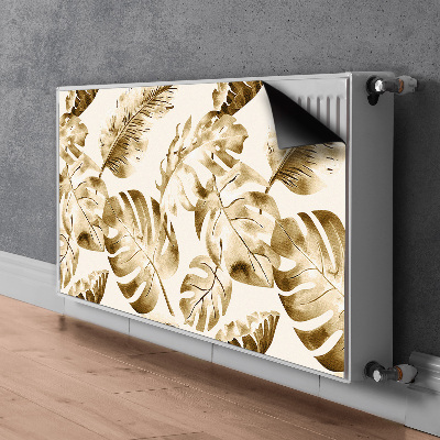 Magnetic radiator cover Palm leaves