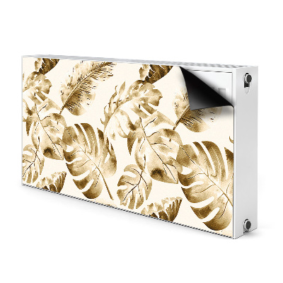 Magnetic radiator cover Palm leaves