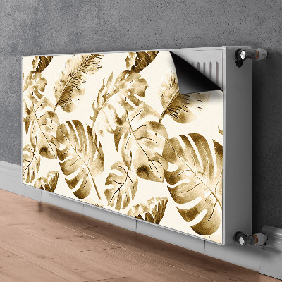 Magnetic radiator cover Palm leaves