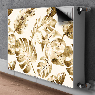 Magnetic radiator cover Palm leaves