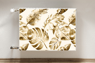 Magnetic radiator cover Palm leaves