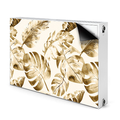 Magnetic radiator cover Palm leaves