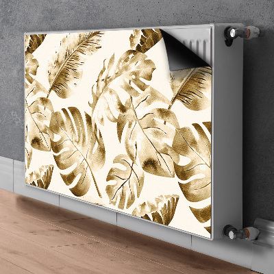 Magnetic radiator cover Palm leaves