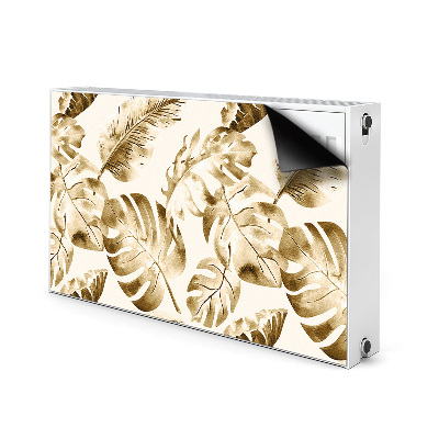 Magnetic radiator cover Palm leaves