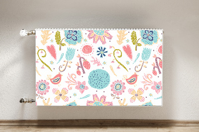 Decorative radiator cover Colorful patterns