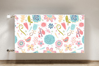 Decorative radiator cover Colorful patterns