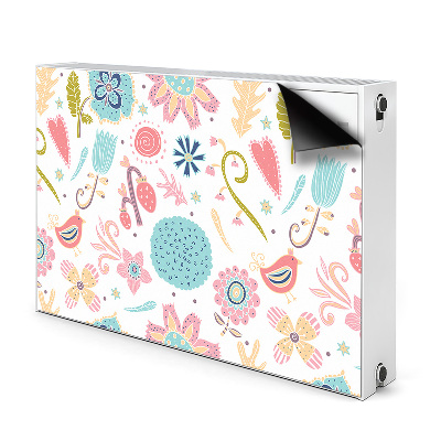 Decorative radiator cover Colorful patterns