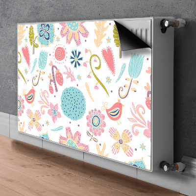 Decorative radiator cover Colorful patterns