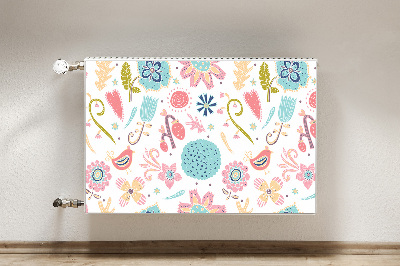 Decorative radiator cover Colorful patterns