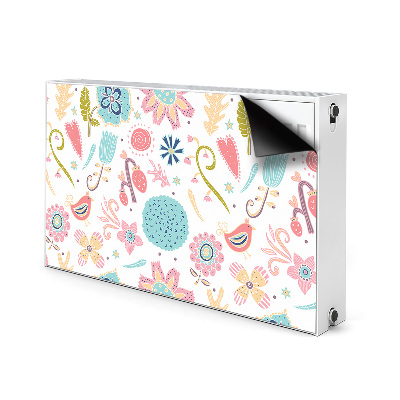 Decorative radiator cover Colorful patterns