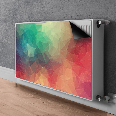 Decorative radiator cover Colorful 3D pattern