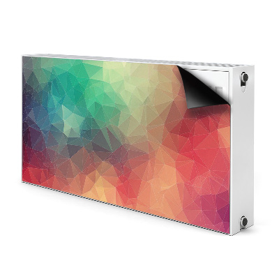 Decorative radiator cover Colorful 3D pattern