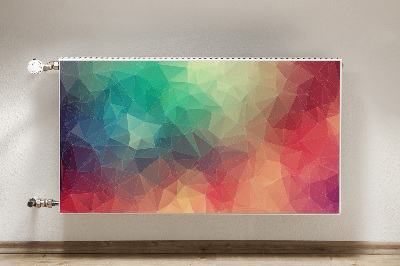 Decorative radiator cover Colorful 3D pattern